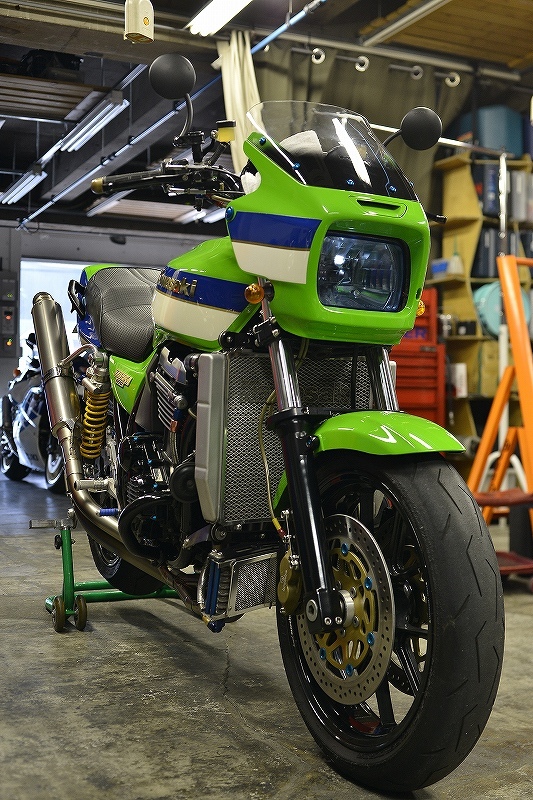 ZRX1100 ﾎﾟｯｷﾘﾊﾞｲｸ車検 ｷｬﾘﾊﾟｰ交換 ﾌﾞﾚｰｷﾎｰｽ製作 – decoboco