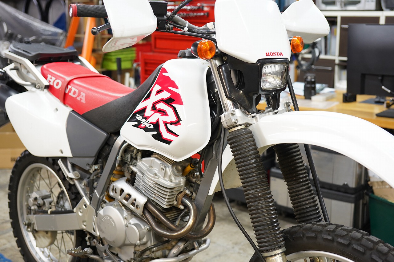 XR250 MD30 チェーンスプロケット交換＆クラッチワイヤー交換 | decoboco