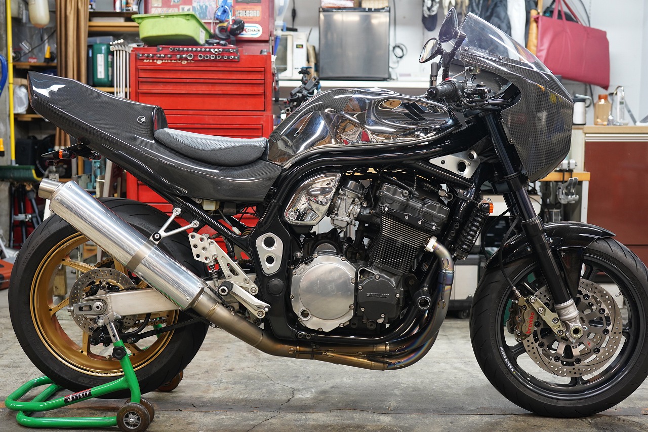 GSF1200 車検 SHELL ADV-4T-Uオイル交換 | decoboco