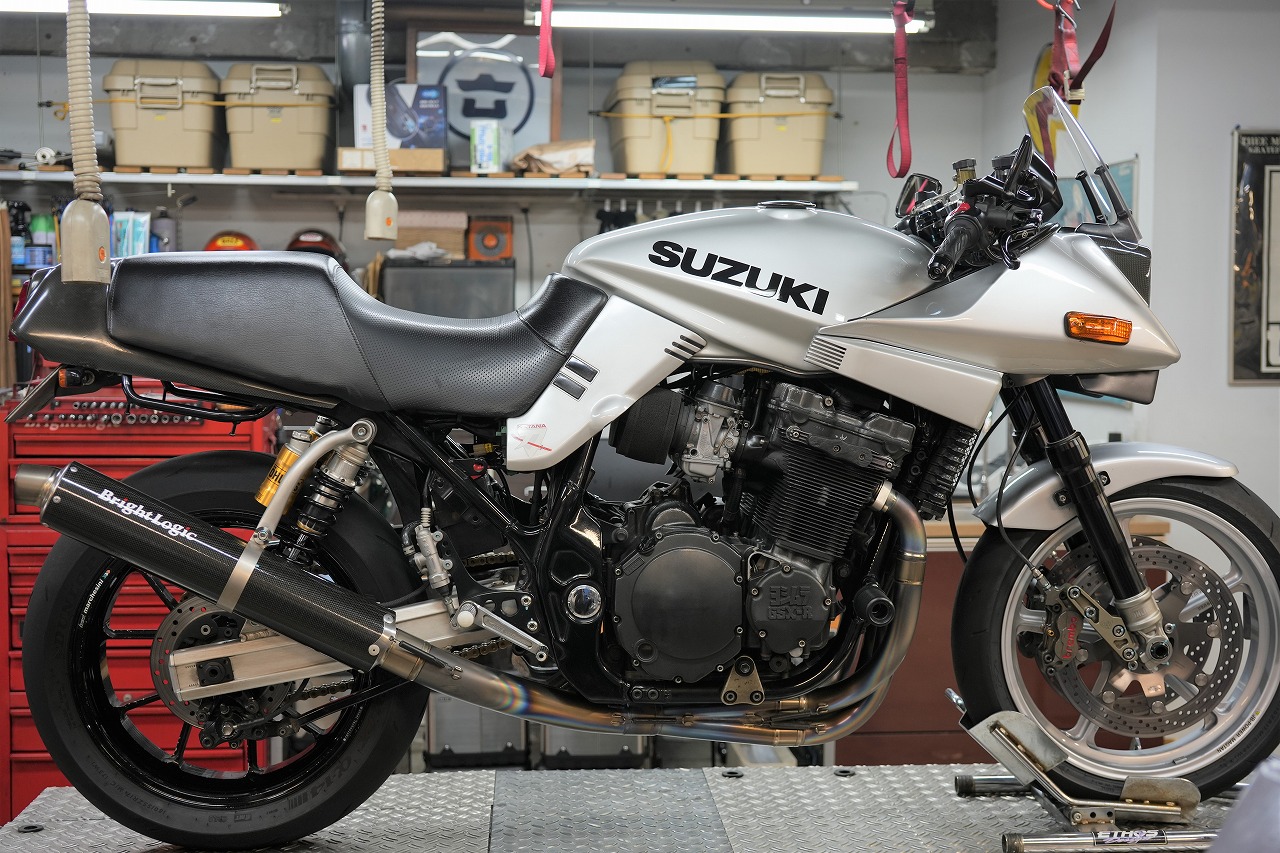 GSX1200S イナズマ1200油冷カタナ オイル交換 | decoboco