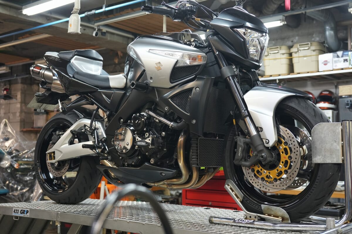 GSX1300BK B-KING 車検 ブレーキホース製作 ヤマハ純正ブレンボ