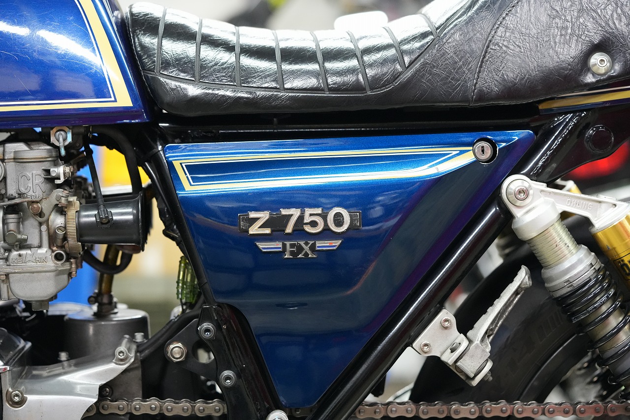 爆騰のZ750FX-1 車検 ブレーキホース製作 エンジンマウントボルト交換など | decoboco