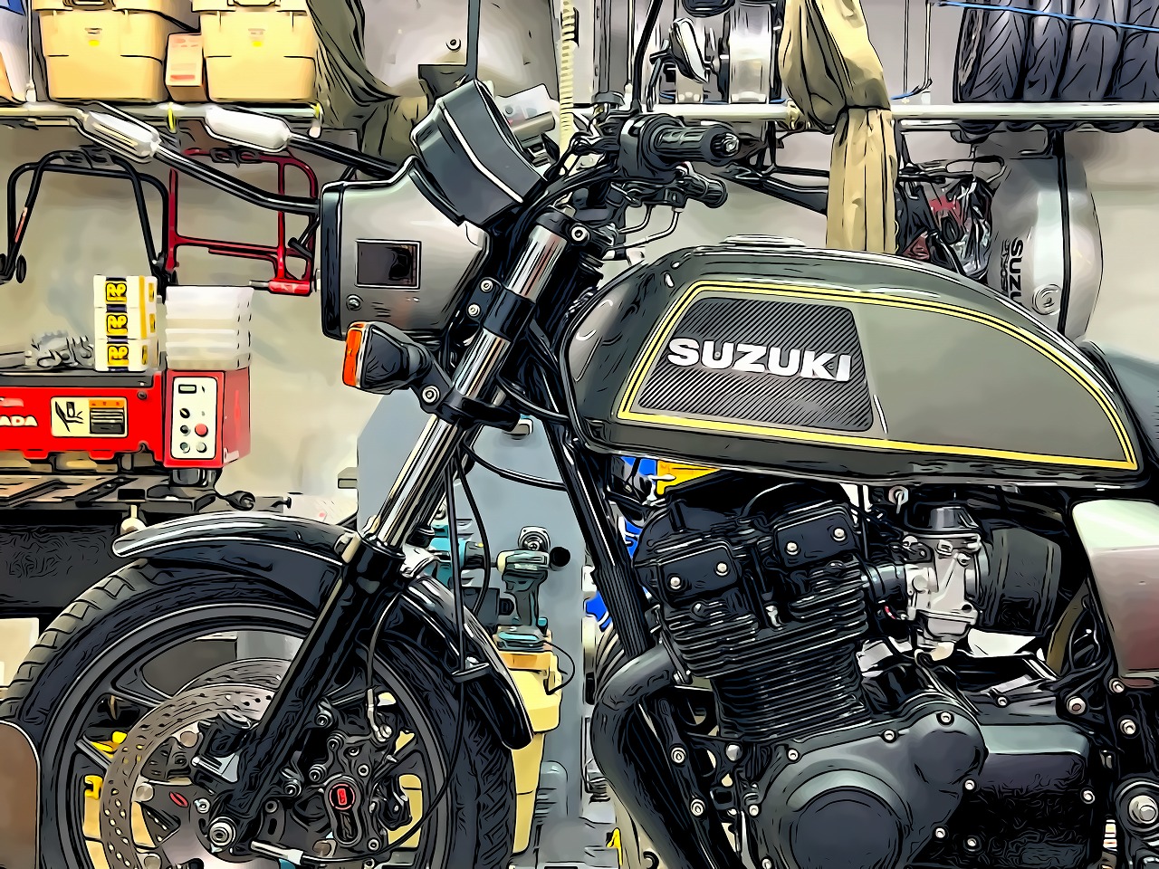 牛と呼ばれた・・・」後にも先にも・・・和牛？GSX750Eベコ点検整備的な事 | decoboco